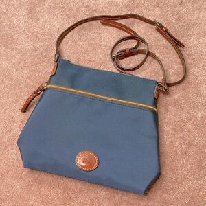 Dooney and Bourke Navy Blue Nylon Crossbody Bag